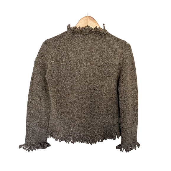 Boden Open Front Cardigan Marled Wool - Picture 7 of 10